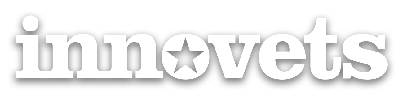 InnoVets (white logo with shadow)