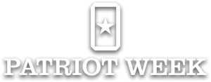 Patriot Week (white logo with shadow)